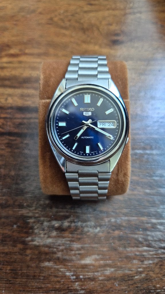 Seiko 5 Sports SNX77K1 Automatisch horloge, Staal, Polshorloge, Ophalen of Verzenden, Zo goed als nieuw