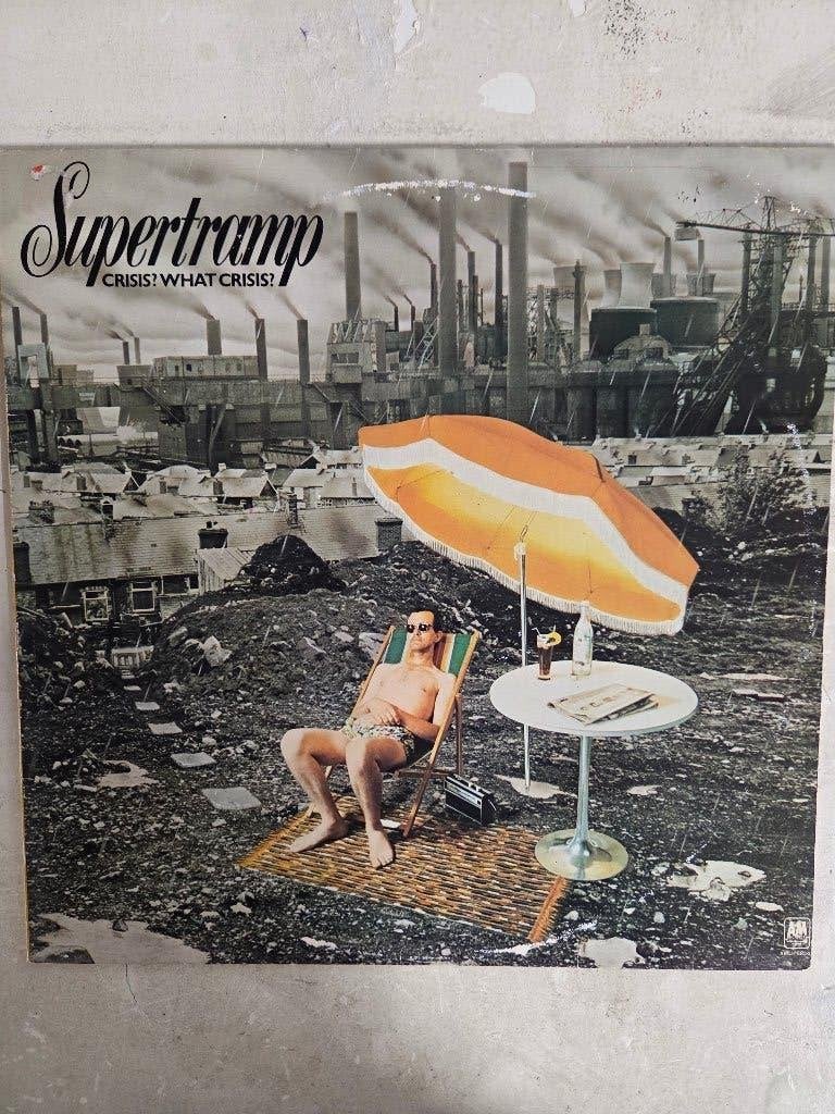 Vinyl lp SUPERTRAMP: CRISIS? WHAT CRISIS?, Cd's en Dvd's, Vinyl | Rock, LP, 12 inch, Progressive Rock, Gebruikt