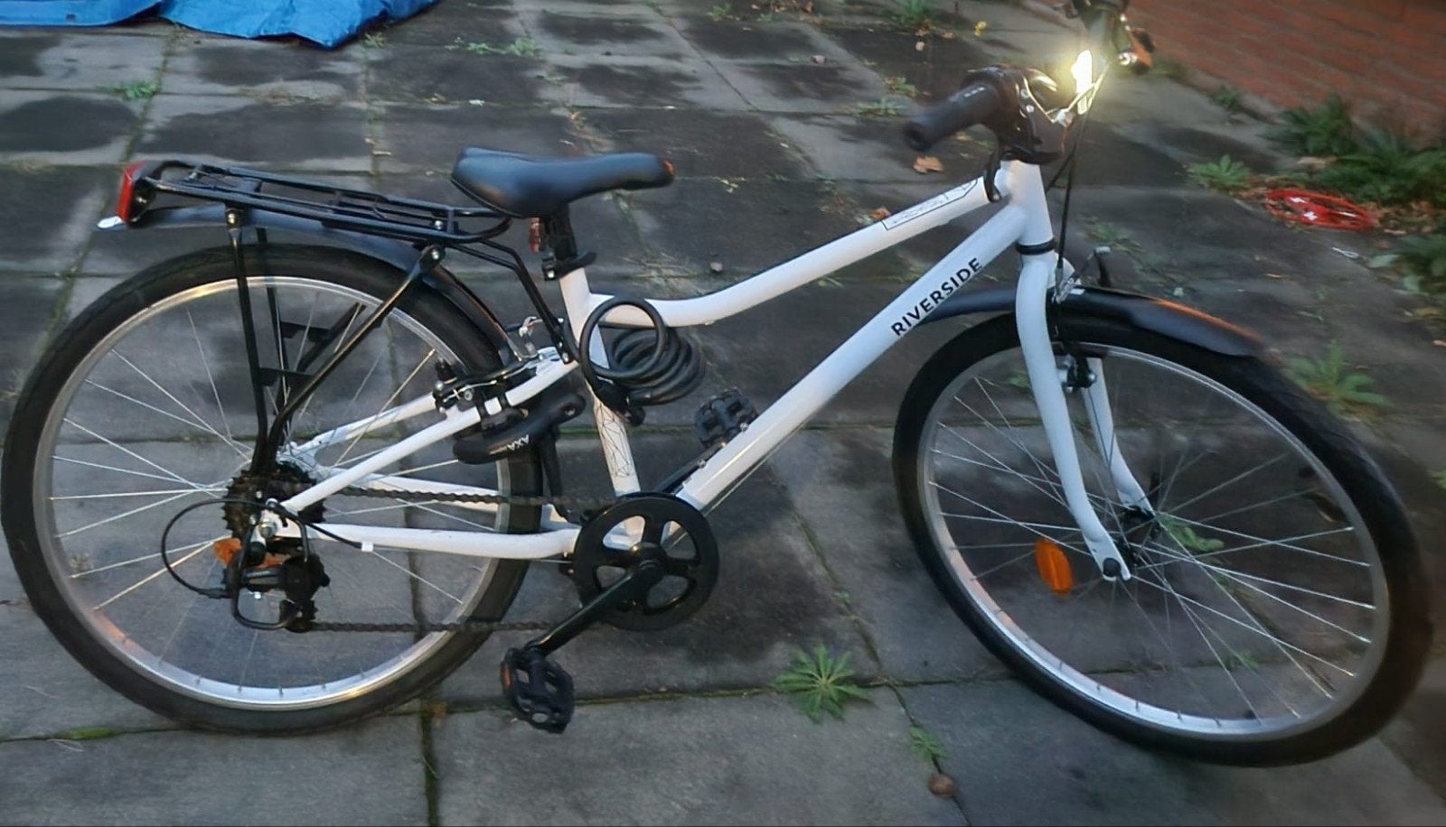 Mountainbike 24 inch met bagagedrager, Fietsen en Brommers, Fietsen | Jongens, Ophalen, Gebruikt, 24 inch