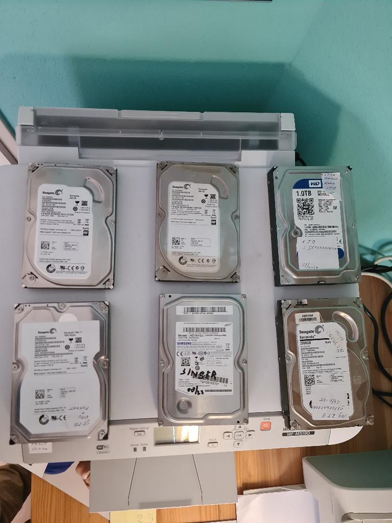 Sata schijven, Computers en Software, Harde schijven, Gebruikt, Desktop, Intern, HDD, SATA, Ophalen of Verzenden