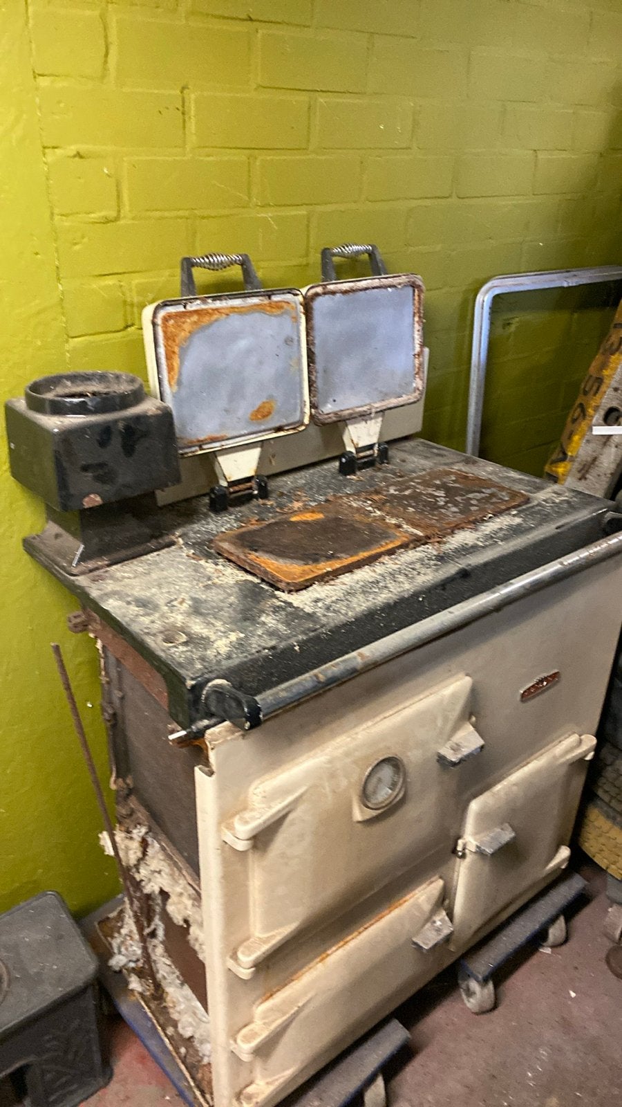 Antiek Rayburn Royal fornuis - Opknapper, Ophalen, 60 cm of meer, 4 kookzones, Gas