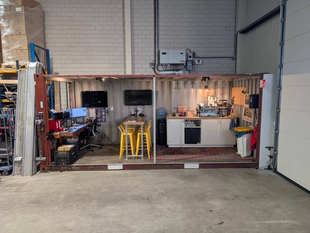 Zeecontainer 20ft voor opslag, werkplaats of keet, Ophalen, Gebruikt