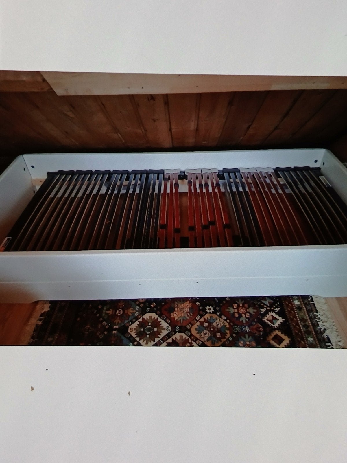 Wit eenpersoonsbed 0.90 x 2.00 m zonder bodem., Ophalen, Overige materialen, 90 cm, Eenpersoons