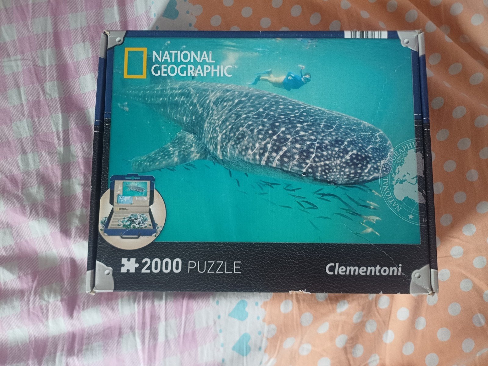 National Geographic Clementoni Walvishaai, Verzenden, Meer dan 1500 stukjes, Zo goed als nieuw, Legpuzzel