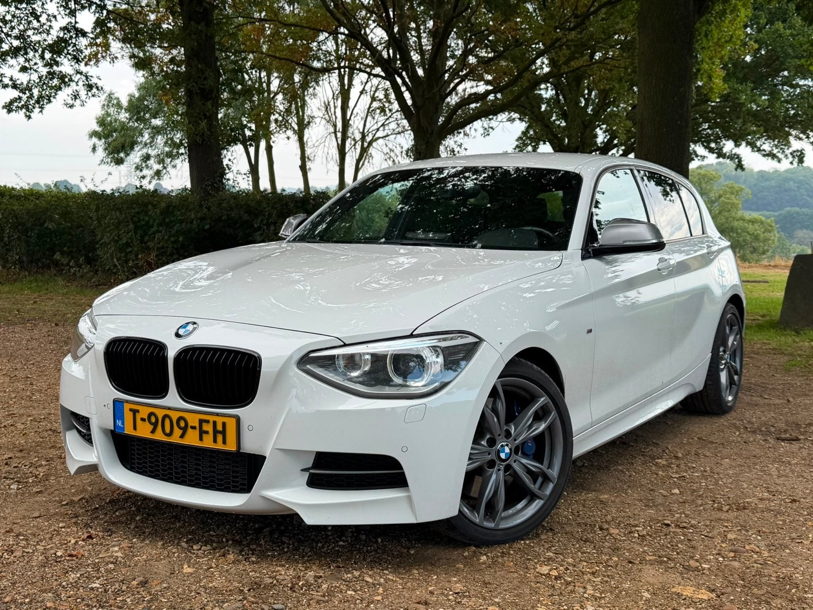 BMW 1-Serie 3.0 M135i 5DR Xdrive AUT 2014 Wit Harman/Kardon, 320 pk, Alcantara, Wit, 75 €/maand