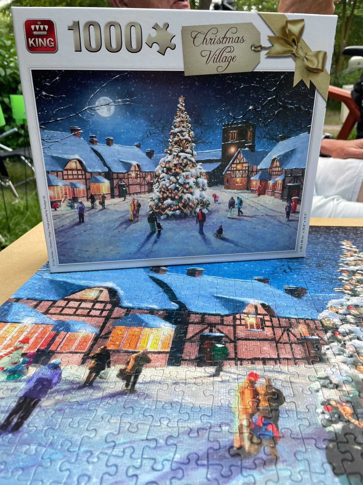 Kerst puzzel., Ophalen of Verzenden, Zo goed als nieuw