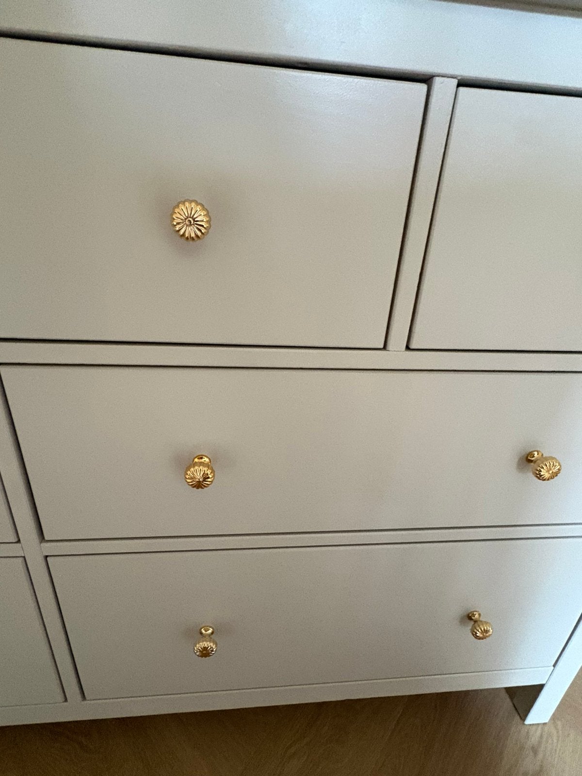 Gouden kastknoppen / ladeknoppen, Huis en Inrichting, Kasten | Ladekasten, Ophalen of Verzenden, Zo goed als nieuw, 3 of 4 laden