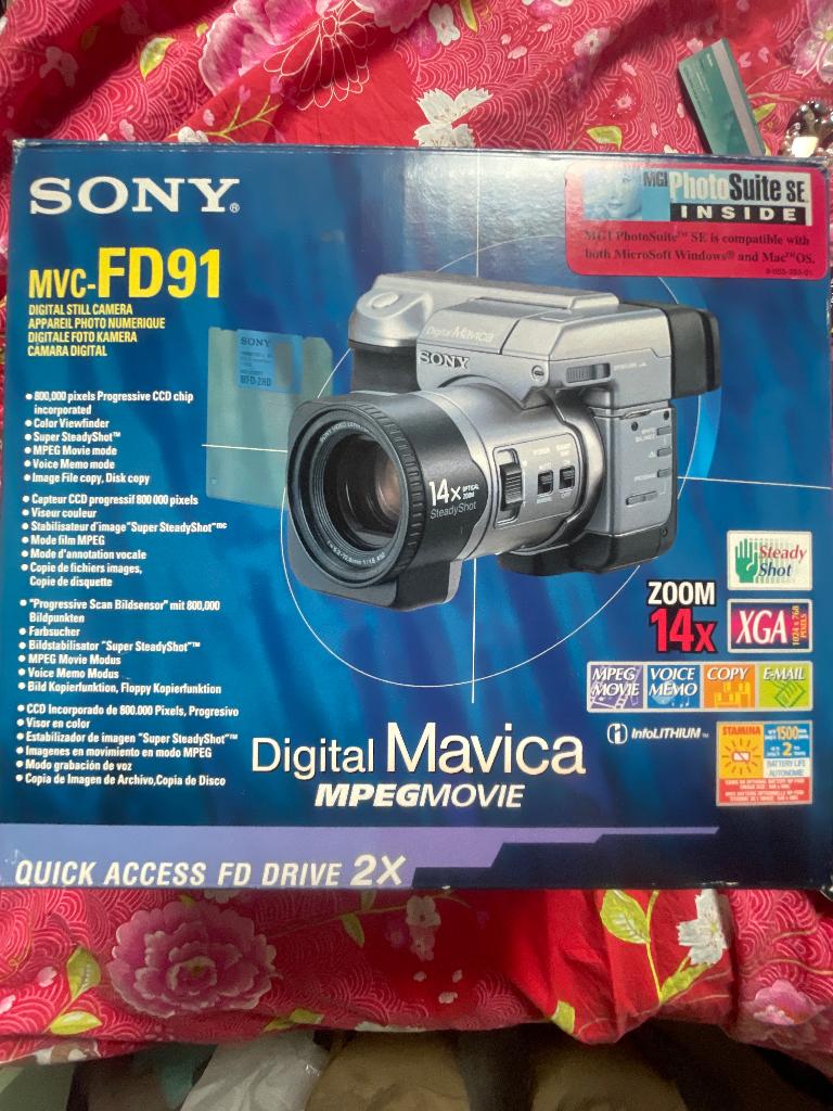 Sony mavica, Verzenden, Zo goed als nieuw, Sony, Geen optische zoom