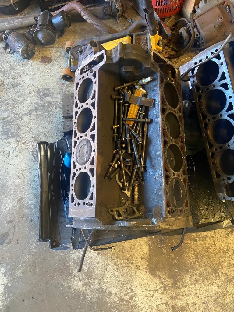 Mercedes V8 motor, onderblok M116, Auto-onderdelen, Motor en Toebehoren, Ophalen, Gebruikt, Mercedes-Benz