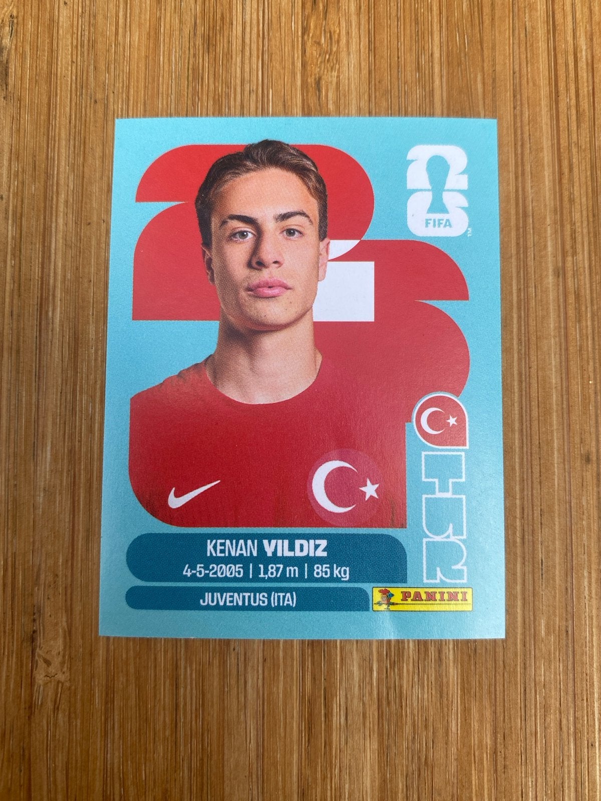 Panini FIFA World Cup 2026 Sticker Kenan Yildiz TUR 20, Ophalen of Verzenden, Nieuw, Sticker