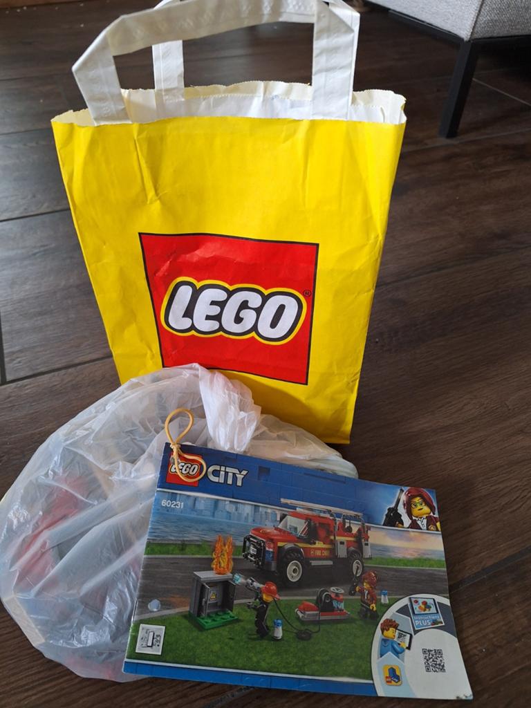 Lego 60231 reddingswagen van brandweercommandant, Kinderen en Baby's, Speelgoed | Duplo en Lego, City, Lego, Compleet, Ophalen of Verzenden