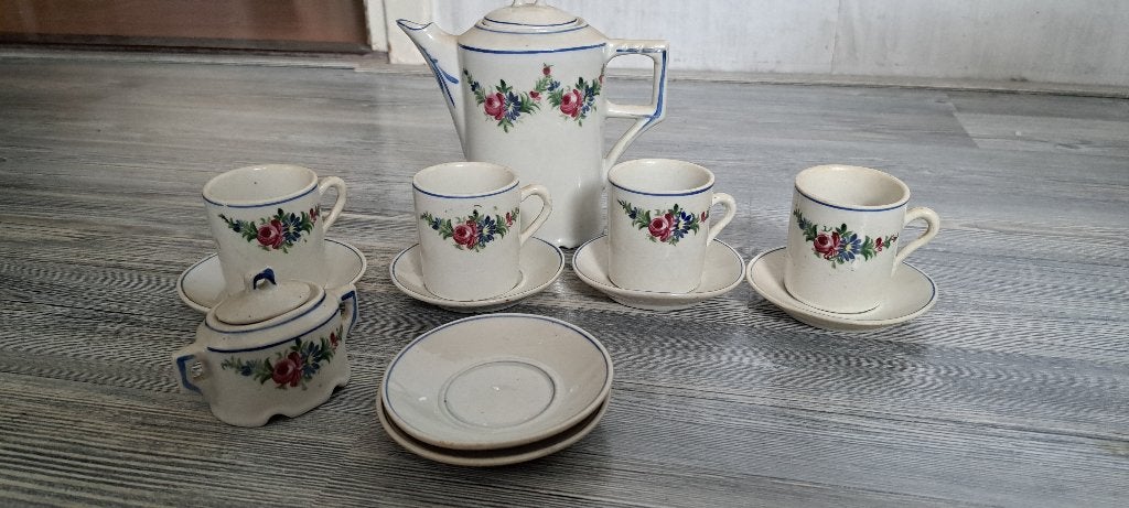 Antiek societe ceranique Maastricht kinder servies, Ophalen of Verzenden
