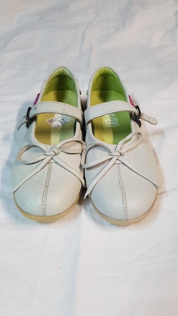 TCC Leren Ballerina's Maat 37 - Crème, Beige, Onbekend, Nieuw, TCC