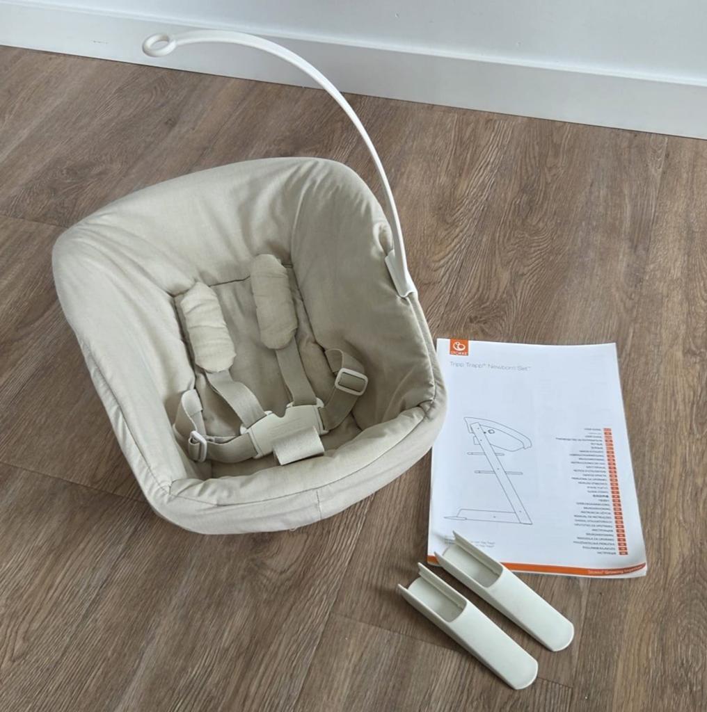Stokke Tripp Trapp newborn set compleet, Kinderen en Baby's, Kinderstoelen, Ophalen, Zo goed als nieuw, Meegroeistoel