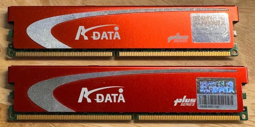 2x DDR2 800 16gb dimms geheugen, Ophalen of Verzenden, Zo goed als nieuw, DDR2, Desktop
