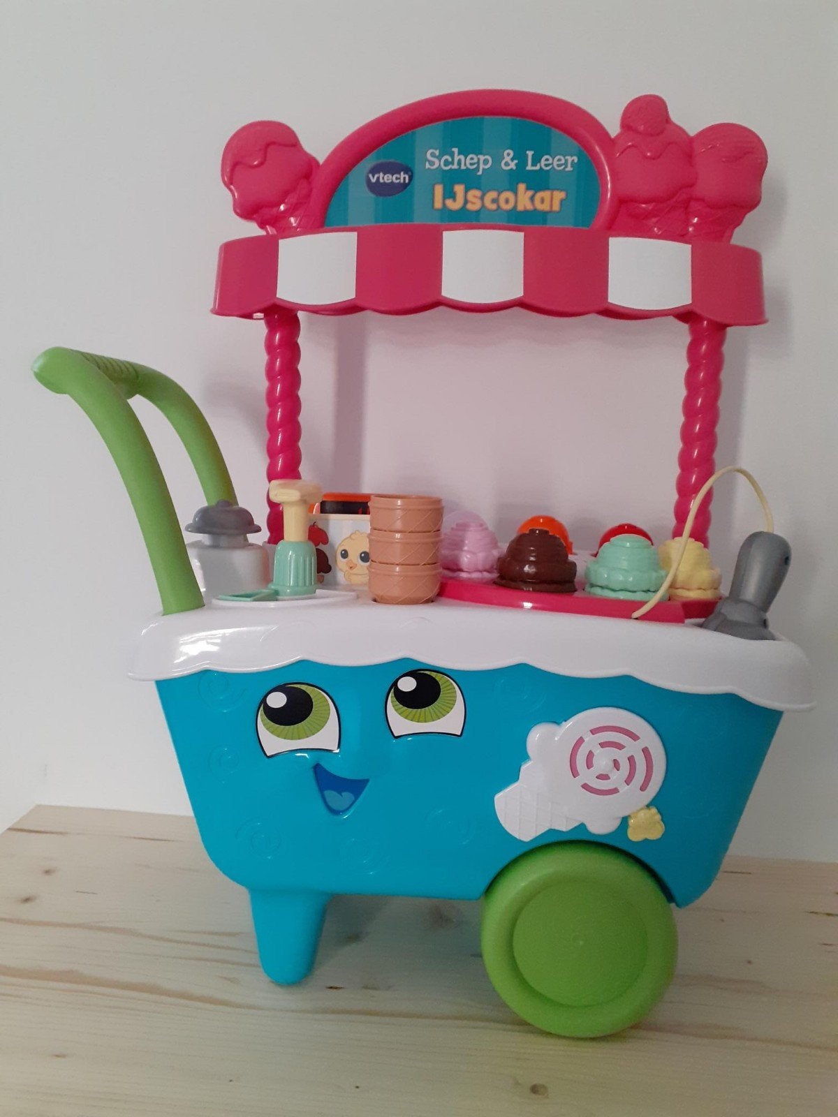 VTech Schep & Leer IJscokar, Kinderen en Baby's, Speelgoed | Vtech, Ophalen, Zo goed als nieuw, 2 tot 4 jaar