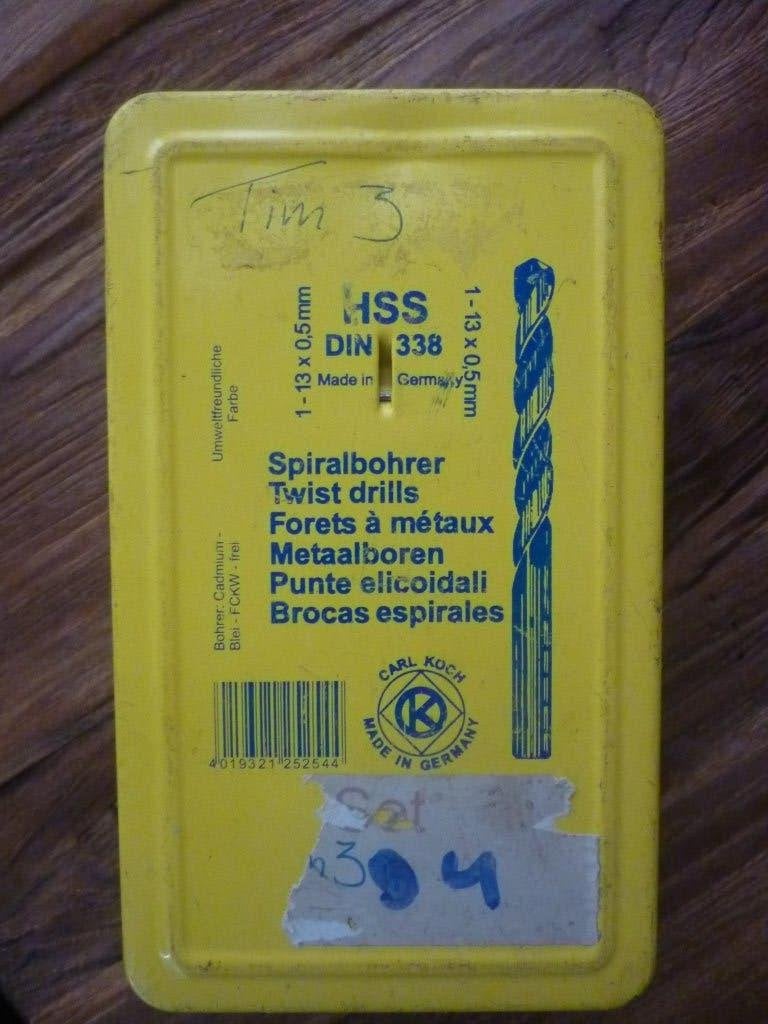 25 delig hss metaalboren set metaalboor boren, Ophalen of Verzenden, Gebruikt