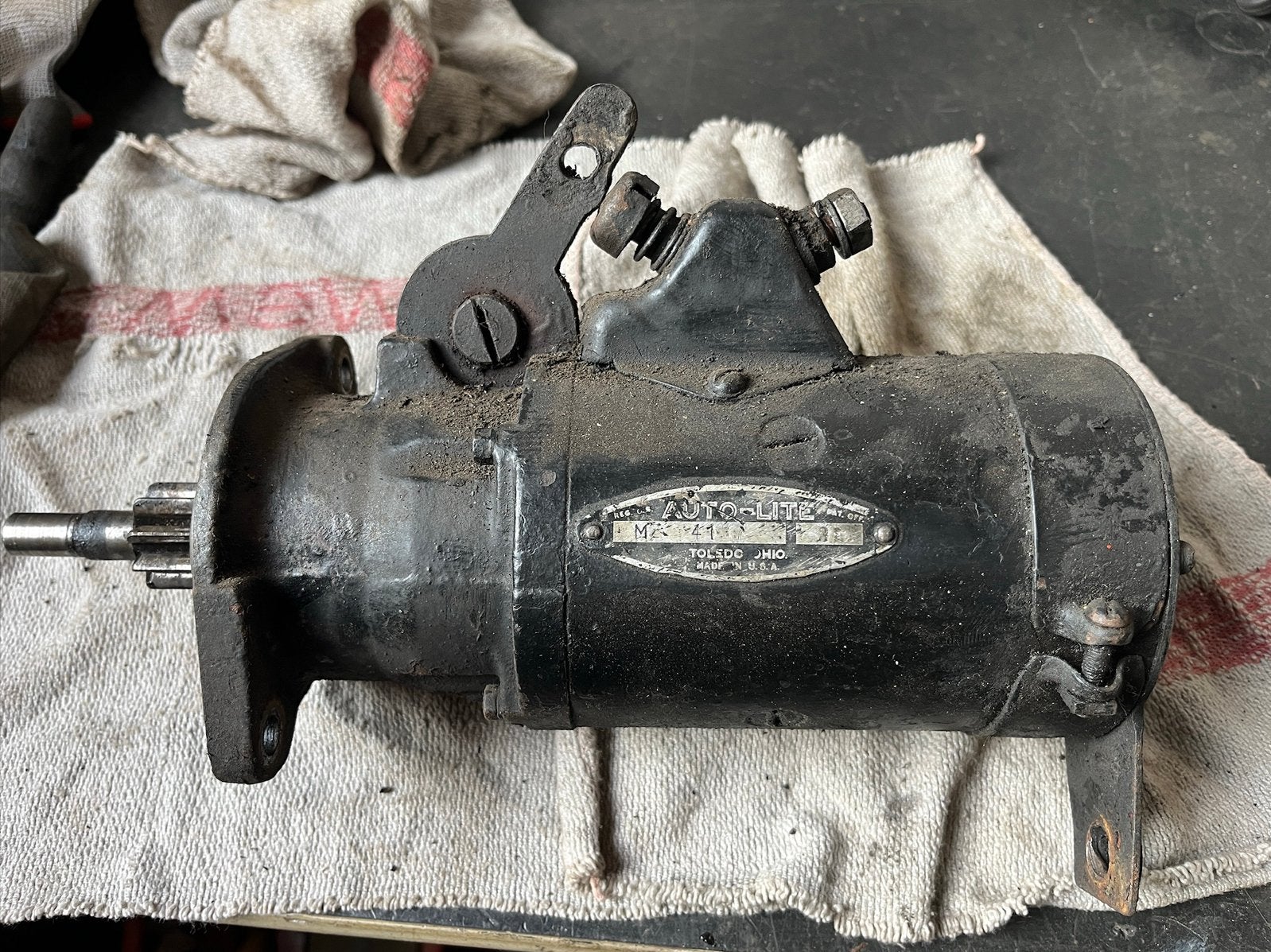 Willys jeep Auto-Lite startmotor, Ophalen of Verzenden, Jeep