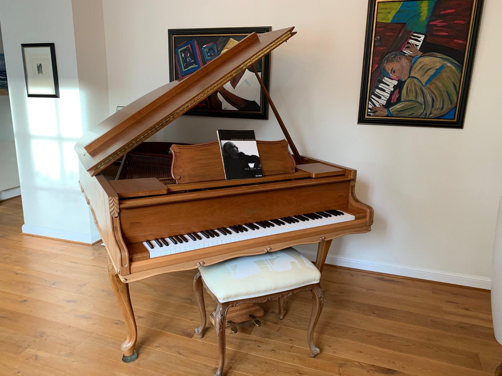 Jonge vleugel/piano/klavier Ibach. Bj:1978. Model: F2, Ophalen, Bruin, Vleugel
