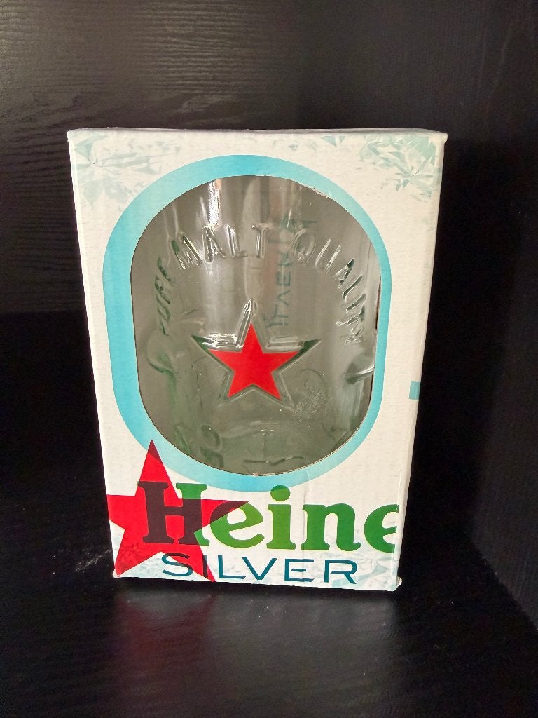 Heineken Silver Glas., Ophalen of Verzenden, Zo goed als nieuw, Glas of Glazen, Heineken