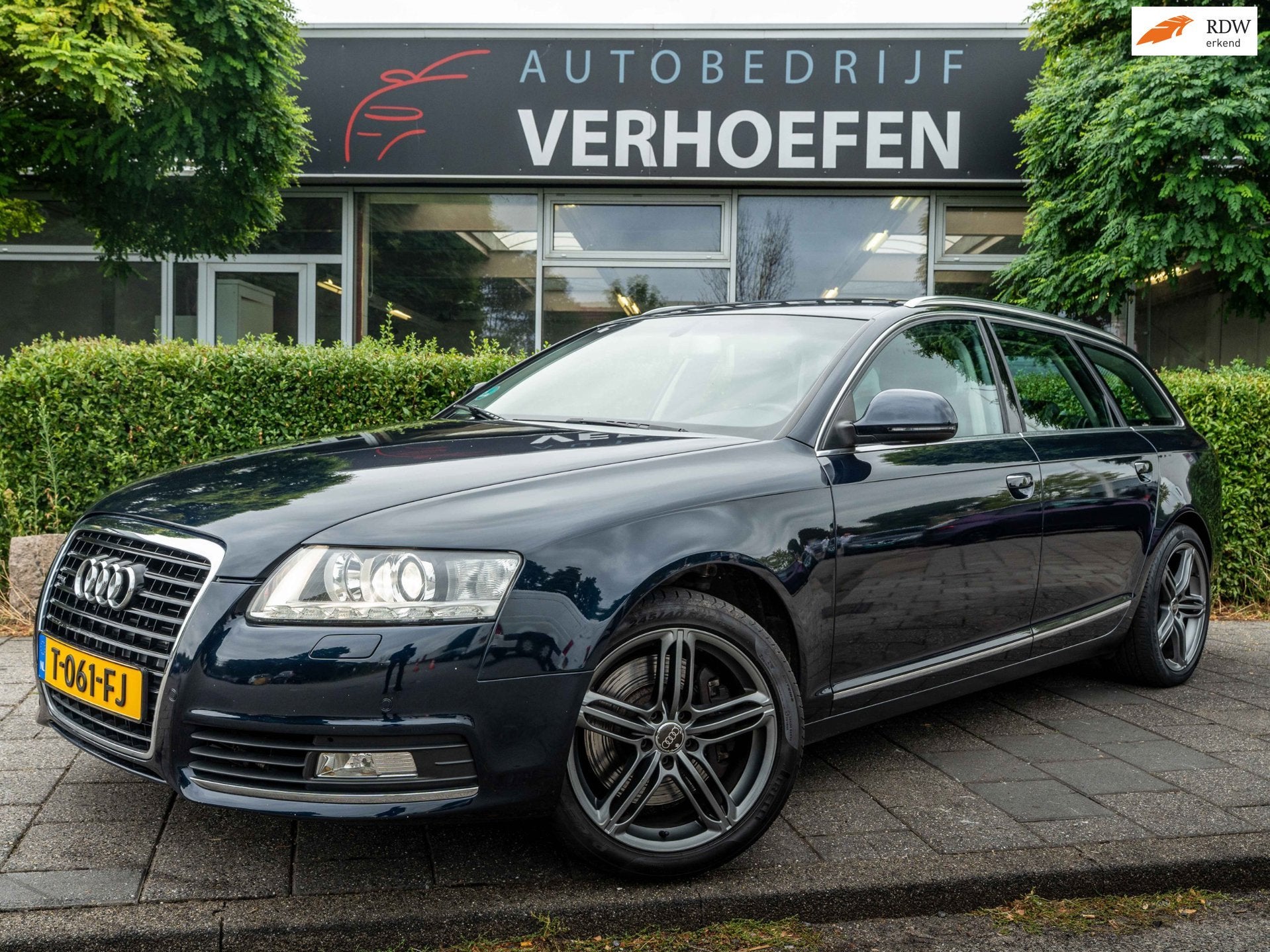 Audi A6 Avant 3.0 TFSI QUATTRO | S-LINE | AUTOMAAT | ZWART L, Auto's, Zwart, Blauw, Geïmporteerd, 6 cilinders