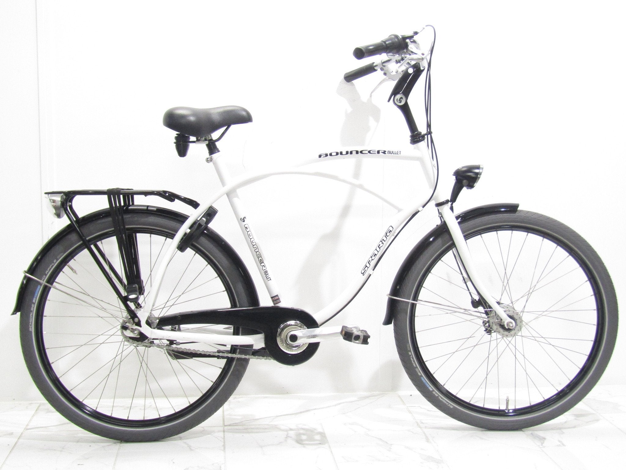 Sparta Bouncer wit heren 57cm 28inch, Fietsen en Brommers, Fietsen | Heren | Herenfietsen, 57 tot 61 cm, Gebruikt, Sparta, Versnellingen