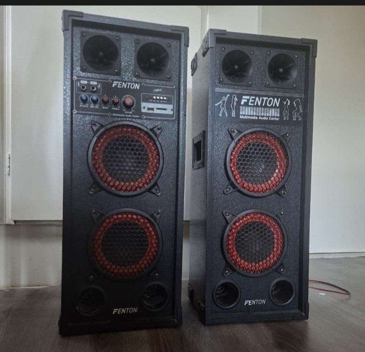 Fenton Boxen 600Watt Vloer Boxen, Audio, Tv en Foto, Vloerstaande luidspreker, Bluetooth, Ophalen, 150 watt of meer