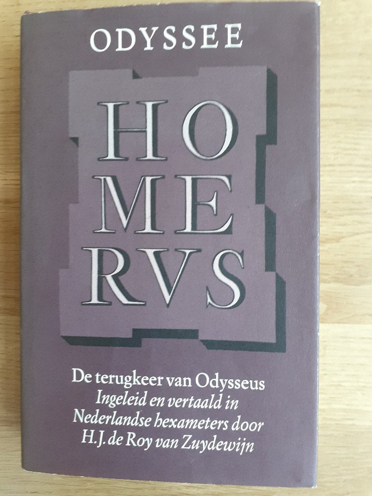 boek Odyssee, Boeken, Ophalen of Verzenden, Zo goed als nieuw, Homerus, vertaling H.J. de Roy van Zuydewijn, Nederland