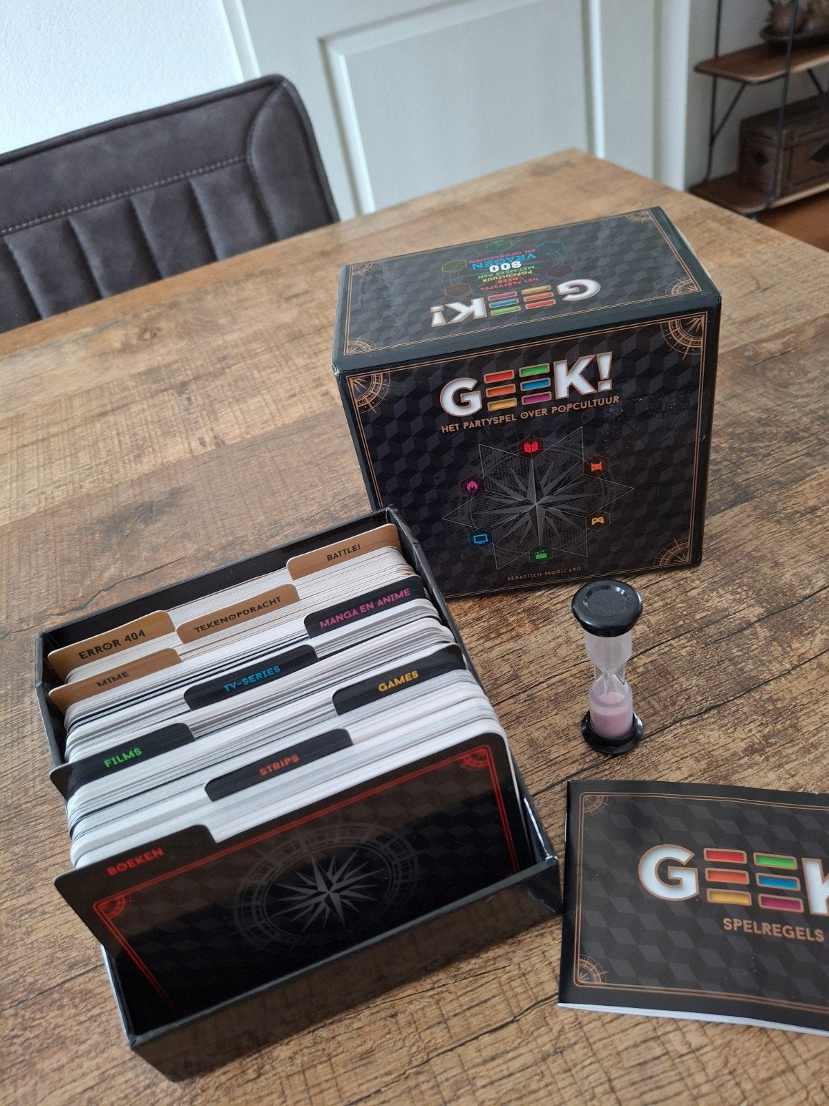 GEEK! Het Partyspel over Popcultuur, Vijf spelers of meer, Ophalen of Verzenden, Zo goed als nieuw, Onbekend