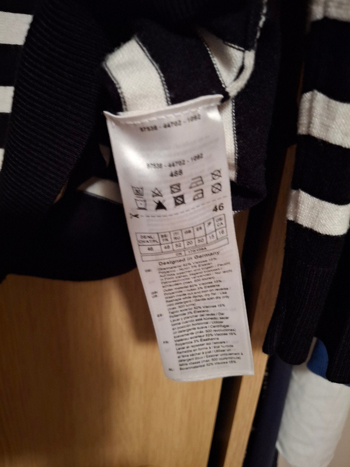 Gerry Weber Casual gestreepte trui met glitter, Kleding | Dames, Zwart, Maat 46/48 (XL) of groter, Ophalen of Verzenden, Zo goed als nieuw