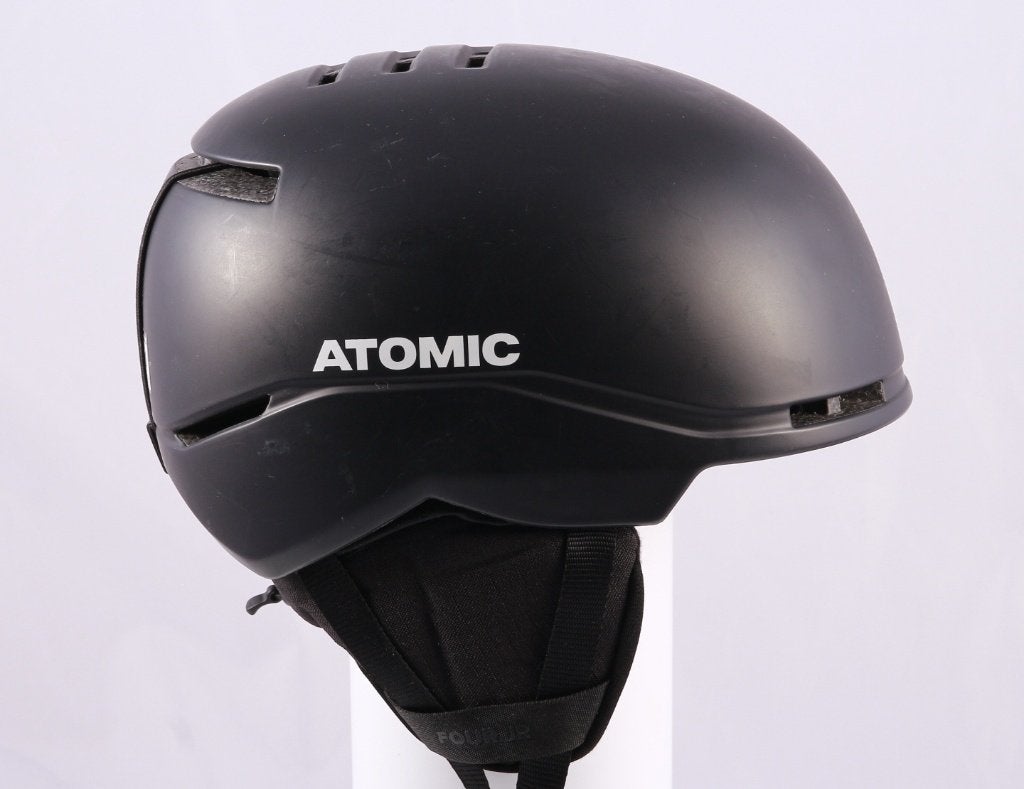 48 49 50 51 52 53 54 55 kinder ski helm ATOMIC FOUR JR, Gebruikt, Verzenden, Overige typen, Carve