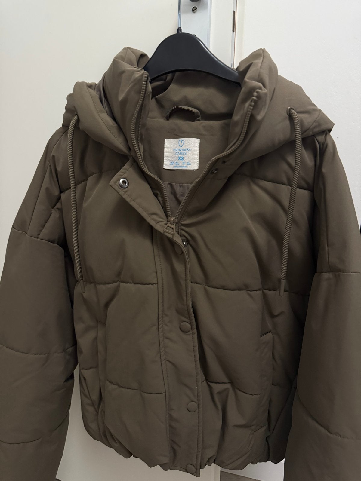 Khaki jas maat XS, Ophalen, Zo goed als nieuw, Maat 34 (XS) of kleiner, Groen