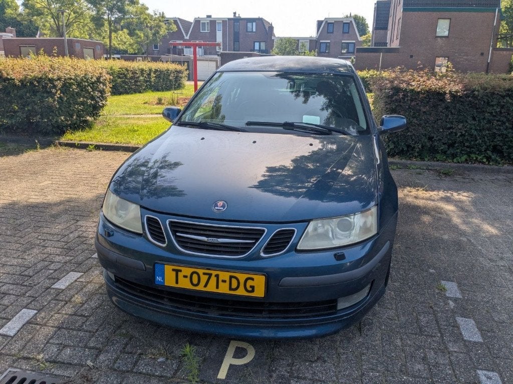 Saab 9-3 2.8 Turbo V6 Sport Estate Aero 2005 Blauw, Auto's, Saab, Voorwielaandrijving, Blauw, Stationwagon, Handgeschakeld