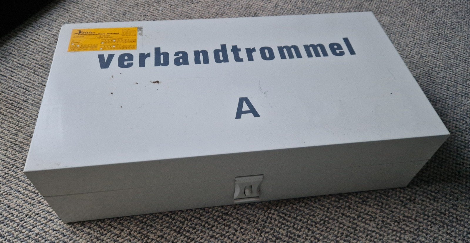 oude metalen verbandtrommel, Ophalen of Verzenden