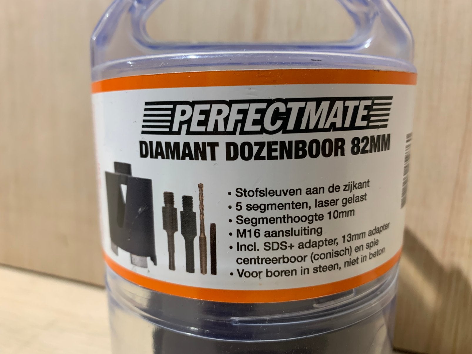 Diamant dozenboor 82 mm - PERFECTMATE - EPD0631., Nieuw, Ophalen of Verzenden, PERFECTMATE, PERFECTMATE