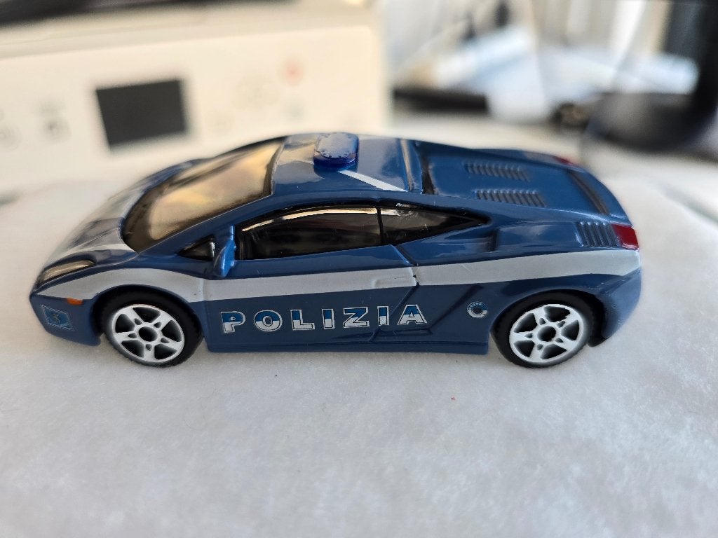Lamborghini Gallardo polizei 1/43, Ophalen of Verzenden, Gebruikt, Auto, Overige merken