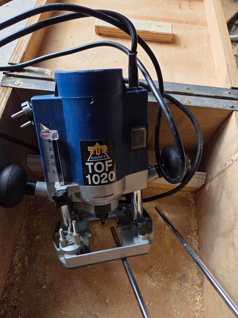 Topcraft Bovenfrees TOF 1020 in Opbergkoffer, Ophalen of Verzenden