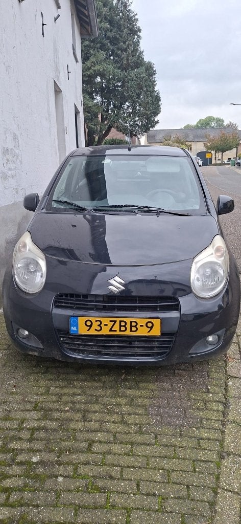 Suzuki Alto 1.0 2010 Zwart, Auto's, Voorwielaandrijving, Euro 5, Stof, 200 kg