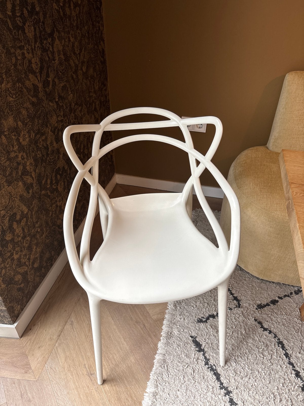 Witte design stoel - Kartell Masters origineel, Ophalen, Kunststof, Gebruikt, Wit