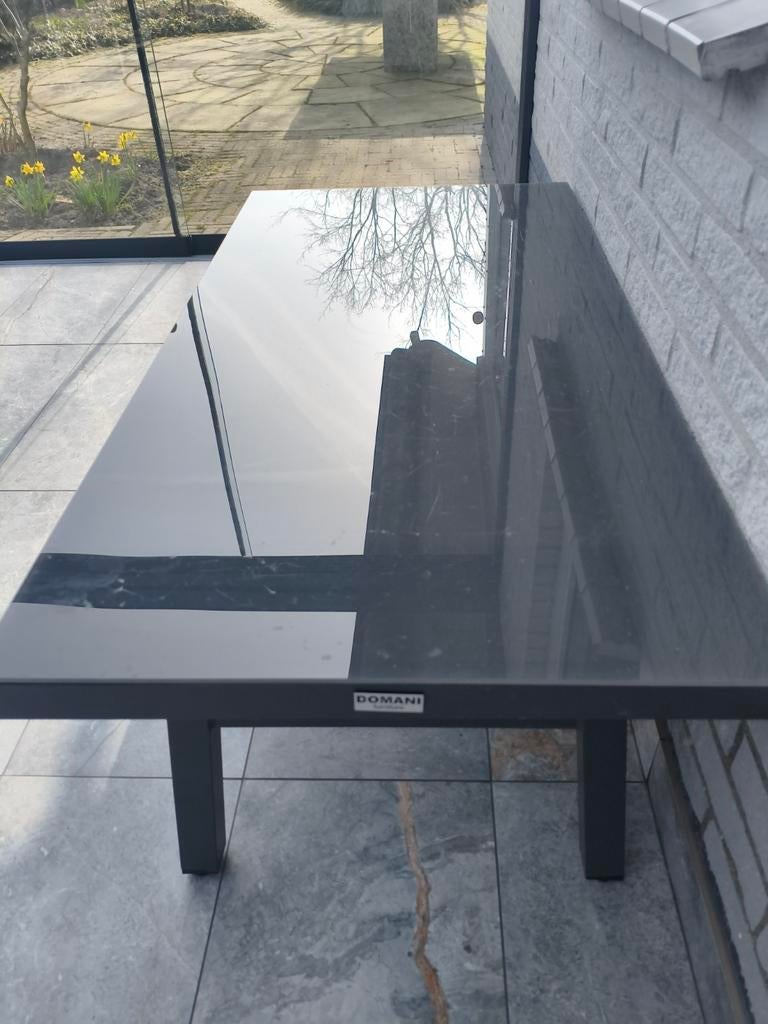 Terras tafel, Tuin en Terras, Ophalen of Verzenden, Zo goed als nieuw, Rechthoekig, Hout