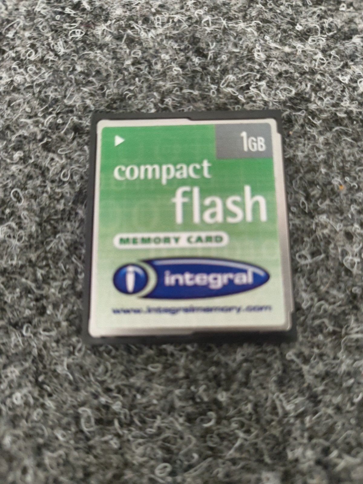 Integral Compact Flash Geheugenkaart 1GB, Gebruikt, Verzenden, Minder dan 2 GB, Compact Flash (CF)
