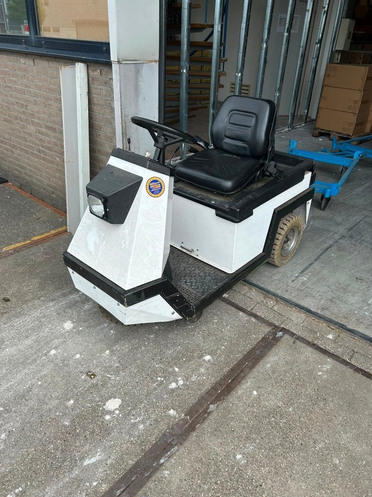 Spijkstaal 303 Elektrische Magazijntrekker +3Transportkarren, 100 liter of meer, Ophalen, Gebruikt, Transportkar