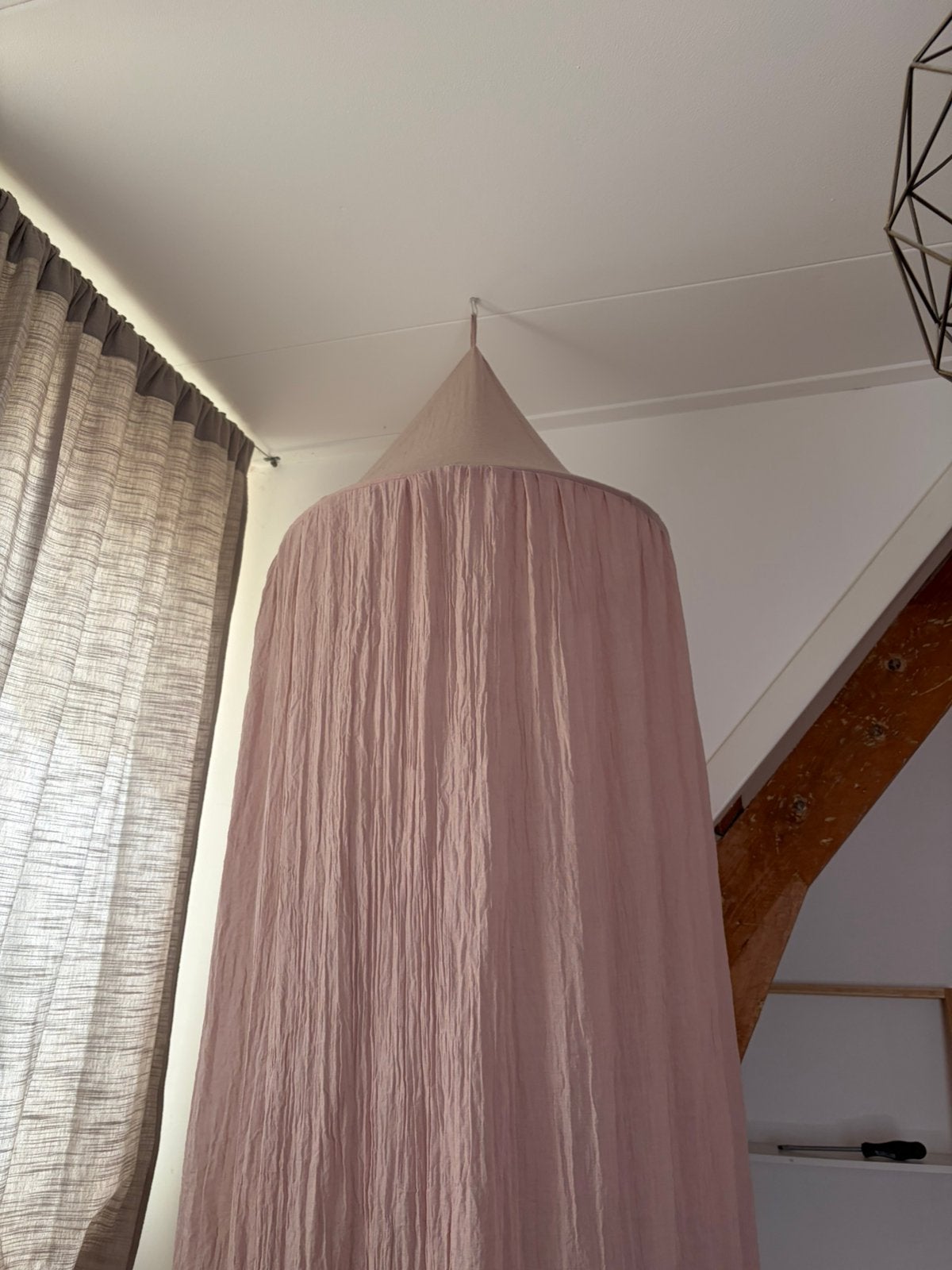 Leuke klamboe meisjes kamer, Ophalen, Zo goed als nieuw, Rond
