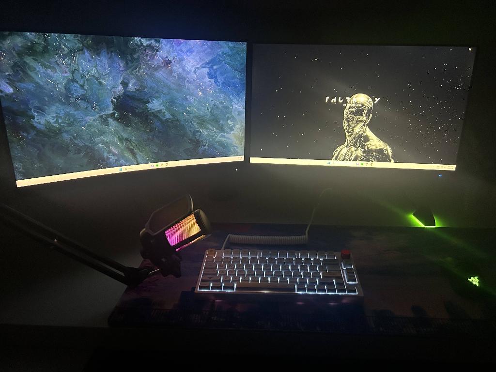 Complete Gaming Setup-Ryzen 5 5600X + GTX 1650 Super + 165Hz, Met monitor, Gebruikt, Zelf gebouwde pc, 2 TB