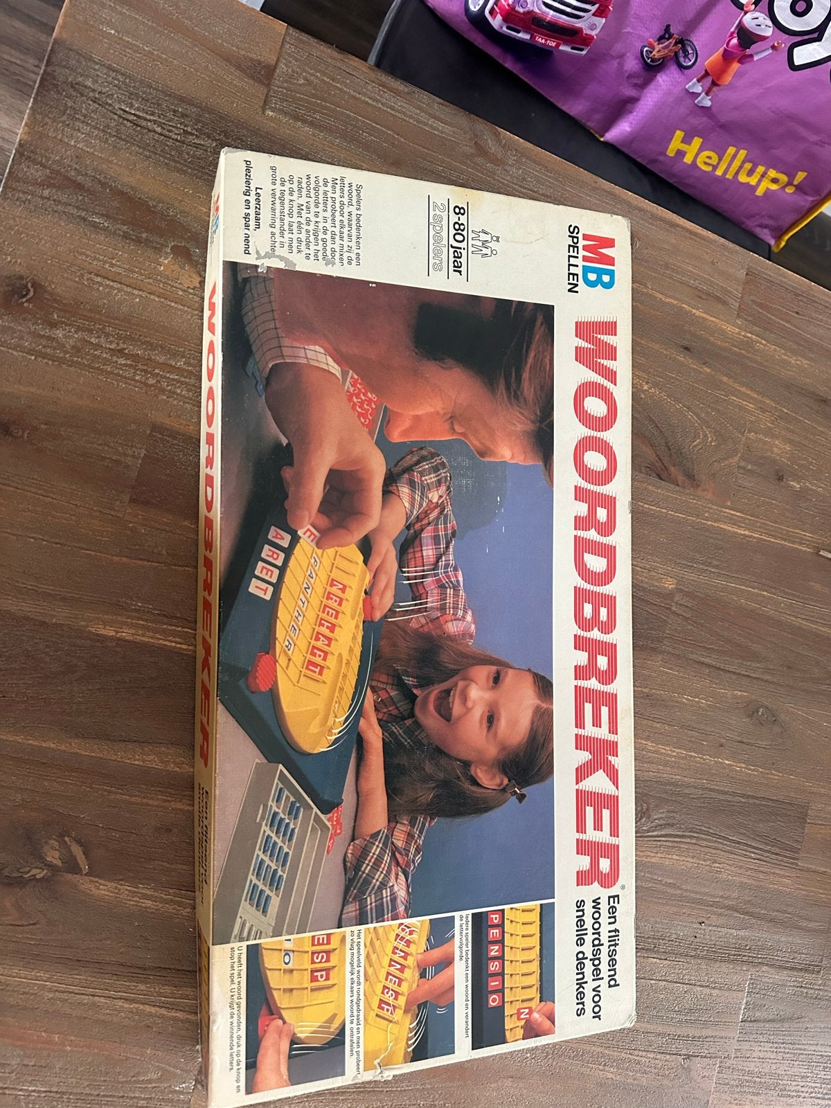 Woordbreker bordspel MB Spellen jaren '90, Een of twee spelers, Ophalen of Verzenden, Gebruikt