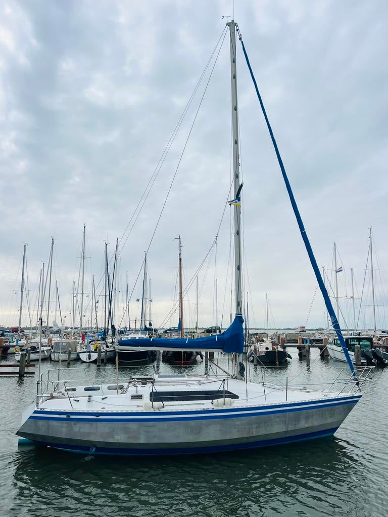 Aluminium zeiljacht OVNI 28, UNIEK, Watersport en Boten, Ophalen, Gebruikt, Diesel, Aluminium