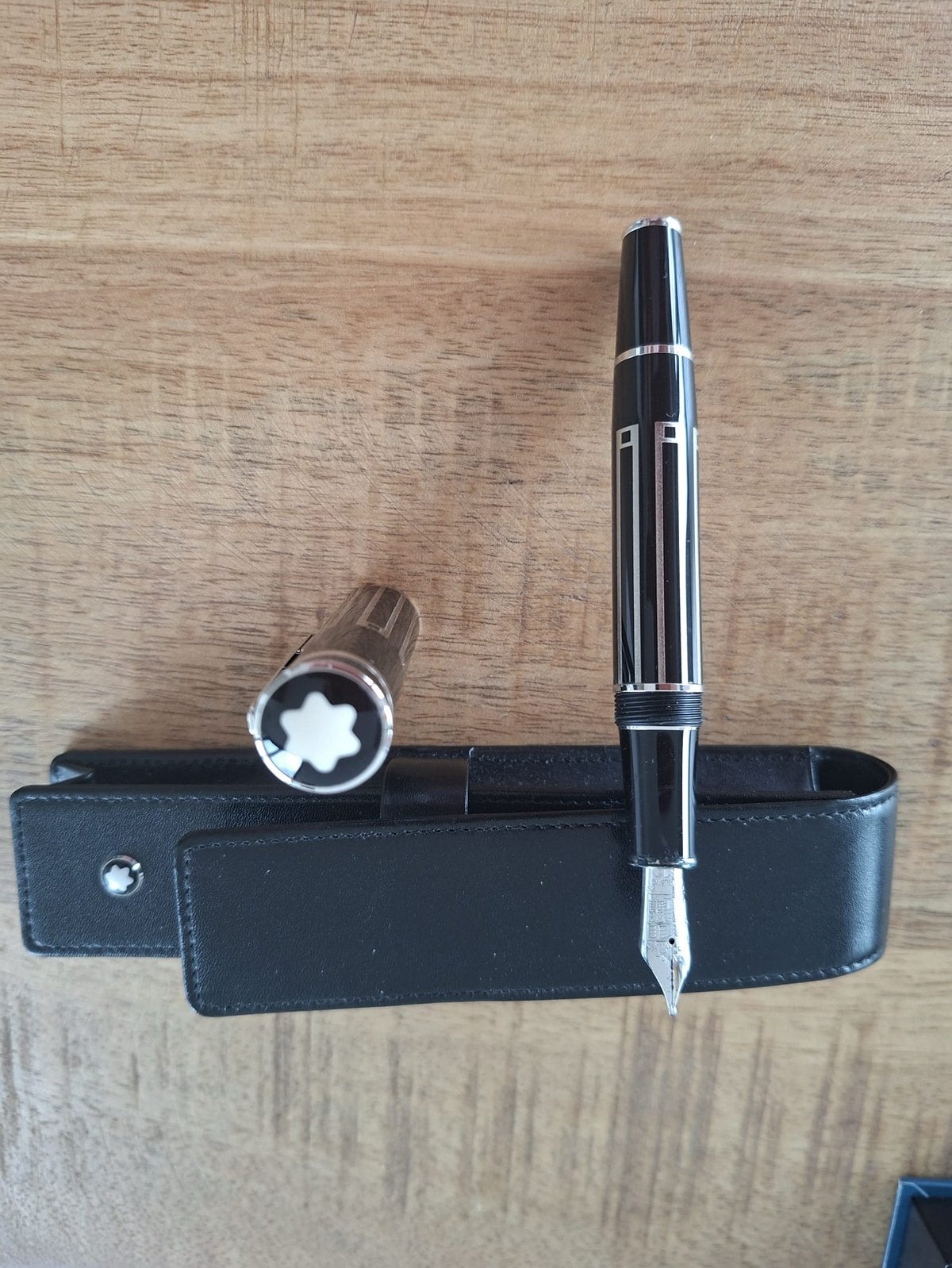 Mooie vulpen van Montblanc, Thomas Mann limited edition, Ophalen, Vulpen, Mont Blanc, Met reclame