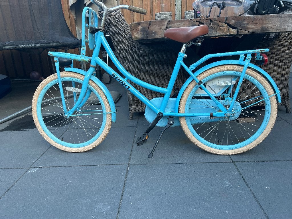 Meisjes fiets, Ophalen, Terugtraprem, 22 inch, Gebruikt
