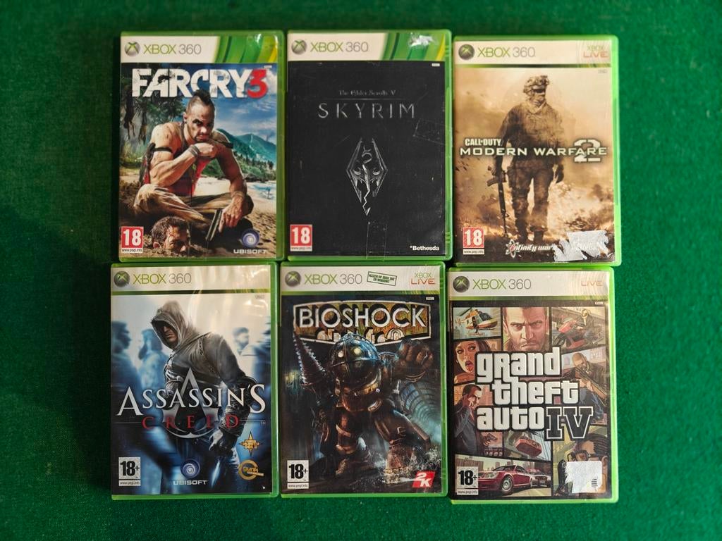 Xbox 360 games - Diverse titels, Online, Gebruikt, Vanaf 18 jaar, Overige genres
