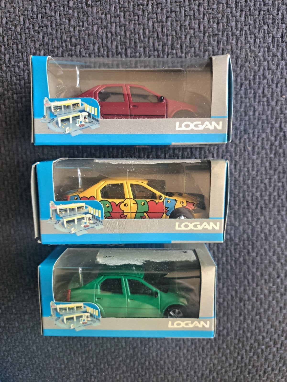 Eligor modellen 3 x dacia logan, France, Auto, Ophalen of Verzenden, Zo goed als nieuw